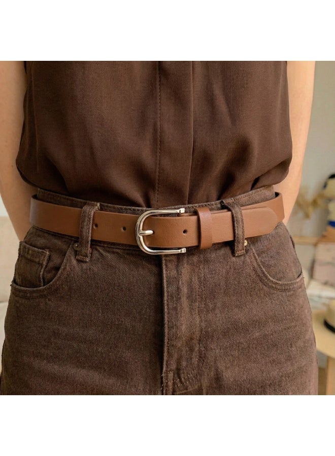 Classic Milano Women's Belt with Gift Box | Faux Leather Ladies Belt for Dresses, Jeans & Gowns | Stylish Womens Belt | Adjustable Girls Belt | Belt for Women with Elegant Buckle - Image 2